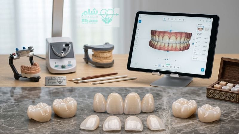 نوعيات تلبيس الأسنان في سوريا 2026 