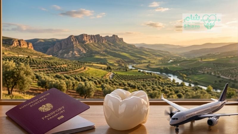 السياحة العلاجية مع شام وأفضل دكتور زراعة أسنان في سوريا 2026
